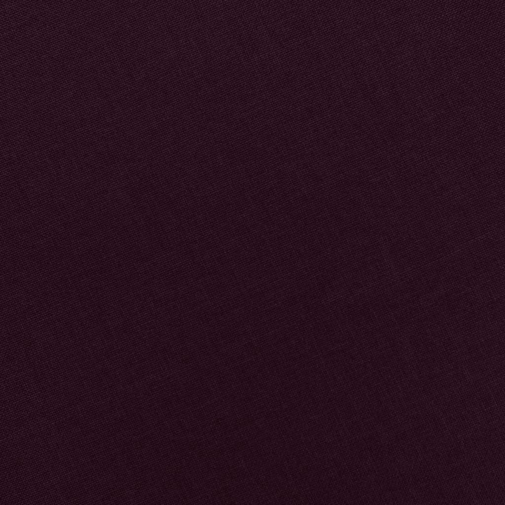 Sessel mit Fußhocker Lila Stoff