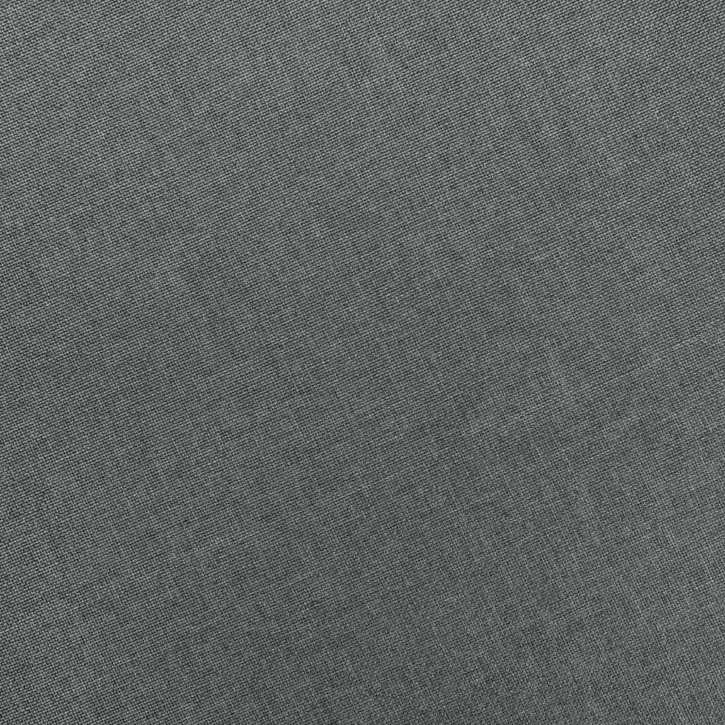 Massagesessel mit Hocker Hellgrau Stoff