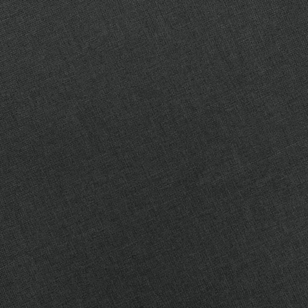 Massagesessel mit Hocker Dunkelgrau Stoff