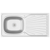 Thumbnail for Küchenspüle mit Abtropfset Silbern 1000x500x155 mm Edelstahl