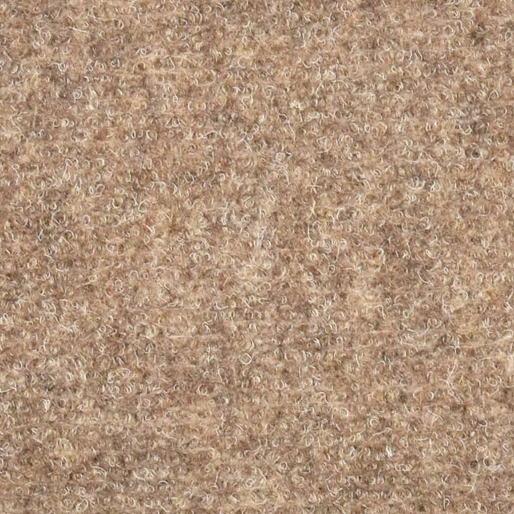 Treppenmatten Selbstklebend 15 Stk. Creme 65x21x4cm Nadelvlies