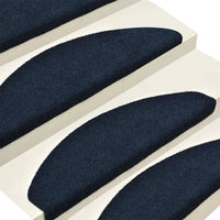 Thumbnail for Selbstklebende Treppenmatten 15 Stk. Navy 56x17x3cm Nadelvlies