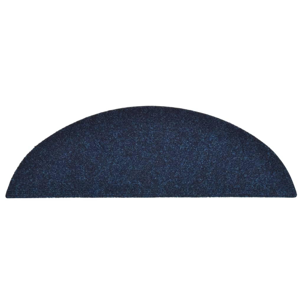 Selbstklebende Treppenmatten 15 Stk. Navy 56x17x3cm Nadelvlies