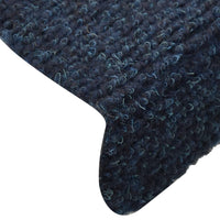 Thumbnail for Selbstklebende Treppenmatten 15 Stk. Navy 65x21x4cm Nadelvlies