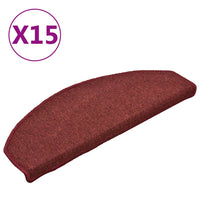 Thumbnail for Treppenmatten 15 Stk. Rot 65x24x4 cm
