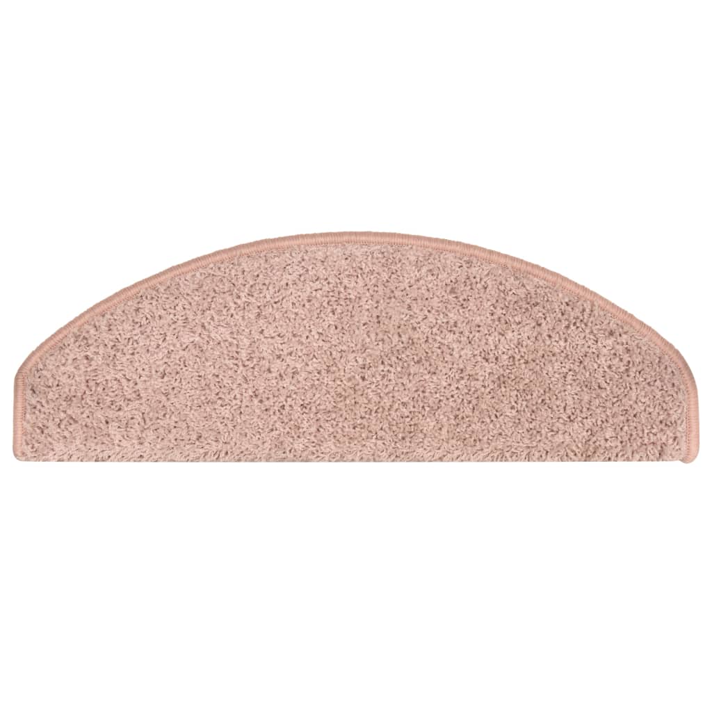 Treppenmatten 15 Stk. Hellrosa 65x21x4 cm