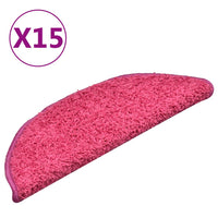Thumbnail for Treppenmatten 15 Stk. Rosa 56x17x3 cm