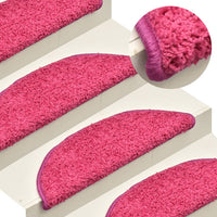 Thumbnail for Treppenmatten 15 Stk. Rosa 56x17x3 cm