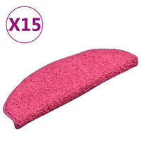 Thumbnail for Treppenmatten 15 Stk. Rosa 65x21x4 cm
