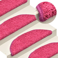 Thumbnail for Treppenmatten 15 Stk. Rosa 65x21x4 cm