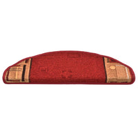 Thumbnail for Treppenmatten Selbstklebend 15 Stk. Rot 65x21x4 cm