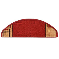 Thumbnail for Treppenmatten Selbstklebend 15 Stk. Rot 65x21x4 cm