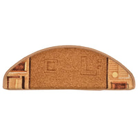 Thumbnail for Treppenmatten Selbstklebend 15 Stk. Beige 65x21x4 cm