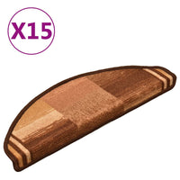 Thumbnail for Treppenmatten Selbstklebend 15 Stk. Braun 65x21x4 cm