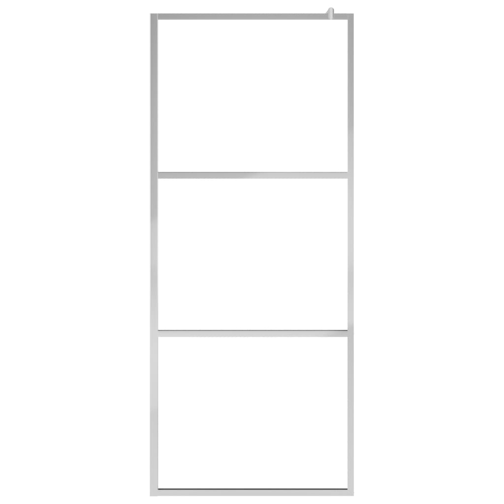 Duschwand für Begehbare Dusche mit Klarem ESG-Glas 140x195 cm