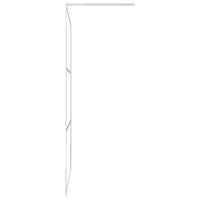 Thumbnail for Begehbare Duschwand mit voll mattiertem ESG-Glas 100x195 cm