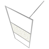 Thumbnail for Duschwand für Begehbare Dusche ESG-Glas Steindesign 90x195 cm