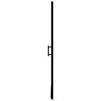 Thumbnail for Duschtür Mattes Hartglas 91x195 cm Schwarz