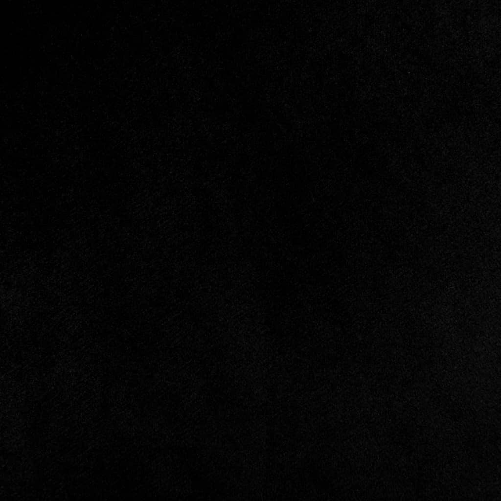 Esszimmerstühle 2 Stk. Schwarz Samt