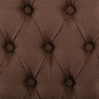 Thumbnail for Esszimmerstühle 2 Stk. Braun Leinenoptik Stoff