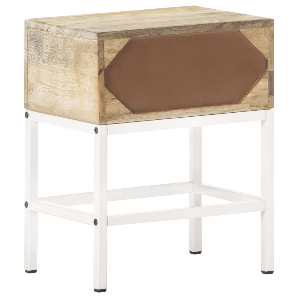 Nachttisch 40x30x50 cm Mango Massivholz