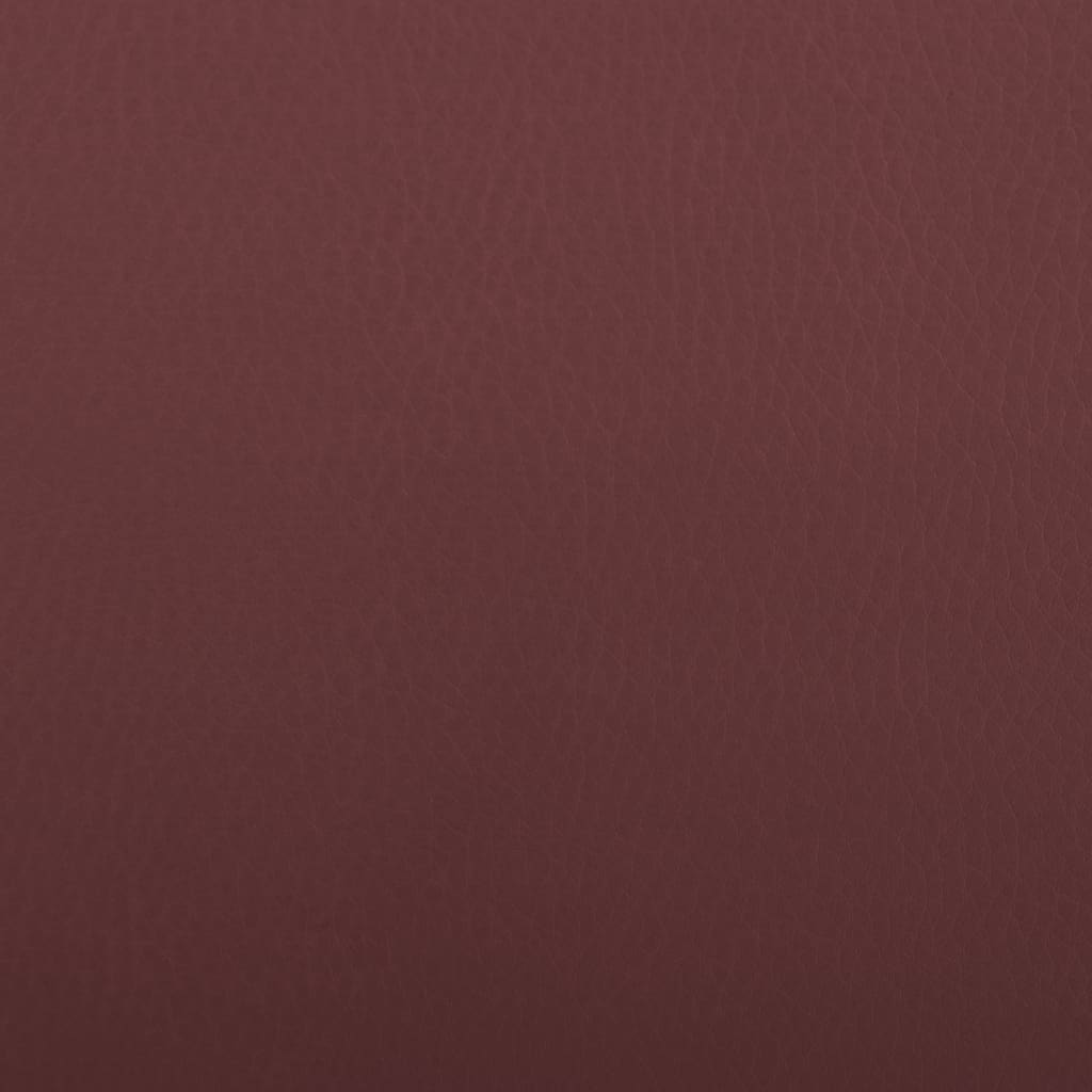 Massagesessel Weinrot Kunstleder