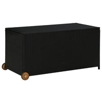 Thumbnail for Garten-Aufbewahrungsbox Schwarz 120x65x61 cm Poly Rattan