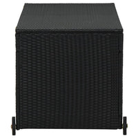 Thumbnail for Garten-Aufbewahrungsbox Schwarz 120x65x61 cm Poly Rattan