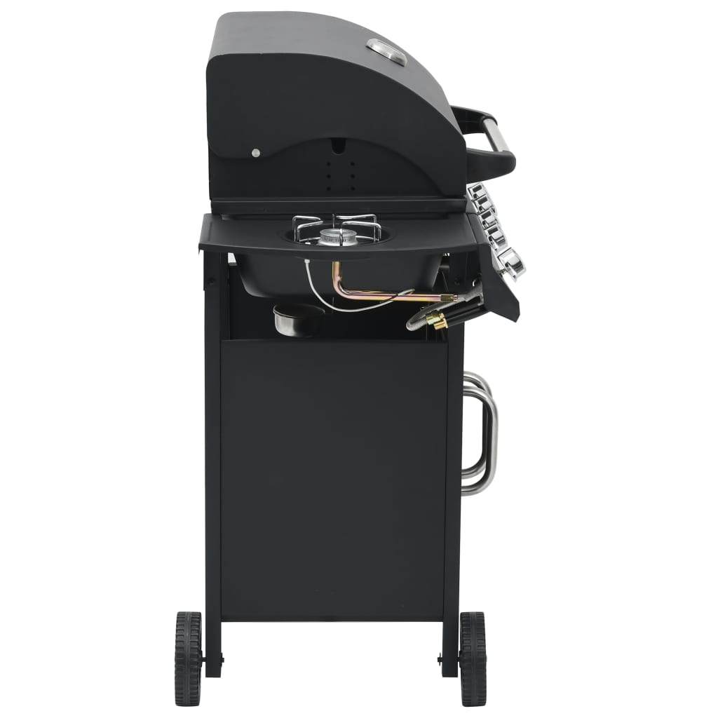 Gasgrill 4+1 Brenner Schwarz Stahl