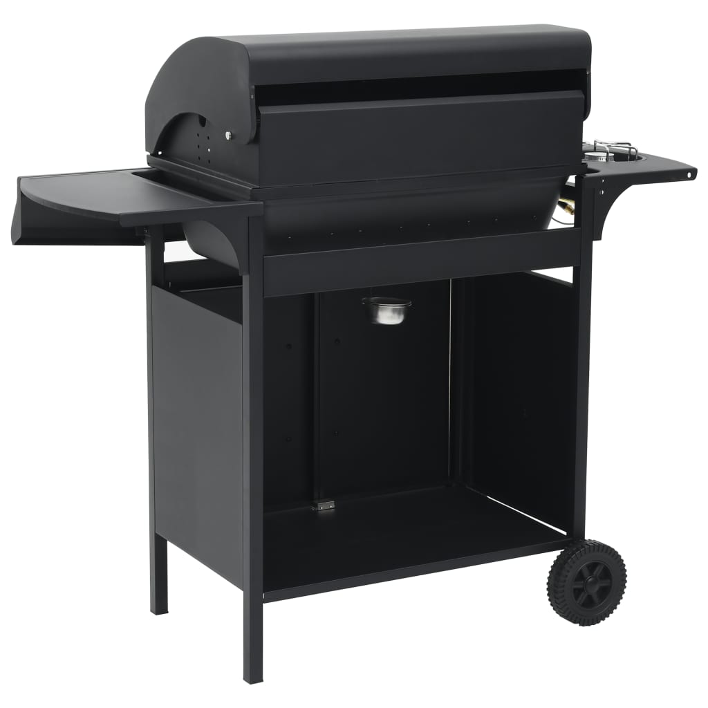 Gasgrill 4+1 Brenner Schwarz Stahl