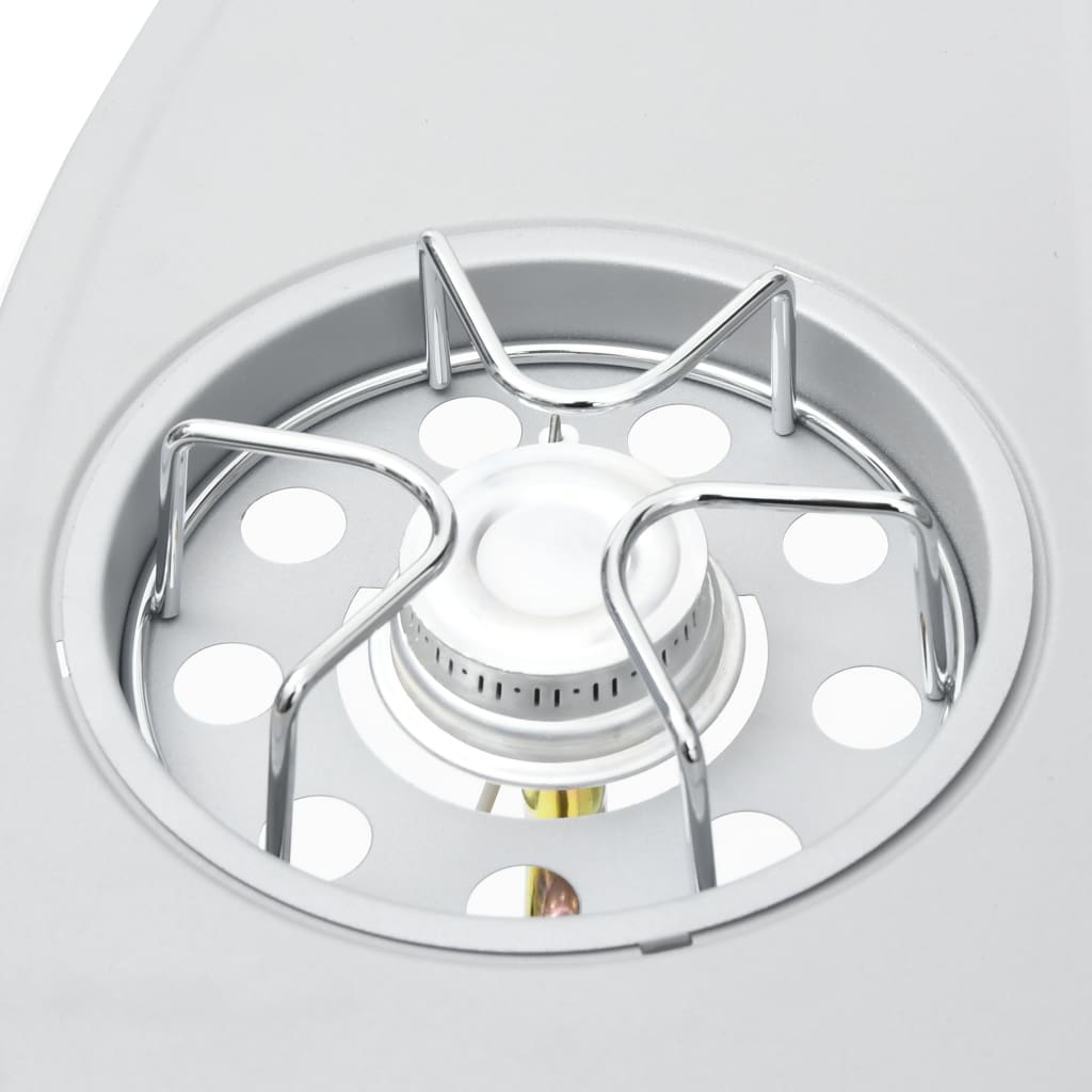 Gasgrill 4+1 Brenner Silbern Edelstahl