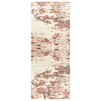 Thumbnail for Wandgarderobe 125x50 cm Hartglas Ziegelmauer-Optik