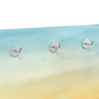 Thumbnail for Wandgarderobe 125x50 cm Hartglas Sonnenuntergang am See