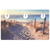 Thumbnail for Wandgarderobe 40x25 cm Hartglas Strand