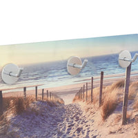 Thumbnail for Wandgarderobe 40x25 cm Hartglas Strand