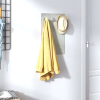 Thumbnail for Wandgarderobe 40x25 cm Hartglas Steinmauer-Optik