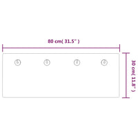 Thumbnail for Wandgarderobe 80x30 cm Hartglas Home