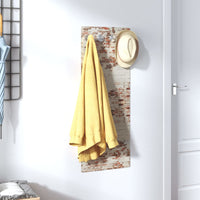 Thumbnail for Wandgarderobe 80x30 cm Hartglas Ziegelmauer-Optik