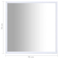 Thumbnail for Spiegel Weiß 70x70 cm