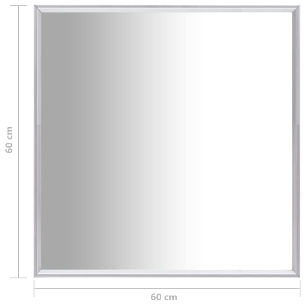 Spiegel Silbern 60x60 cm