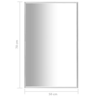 Thumbnail for Spiegel Silbern 70x50 cm