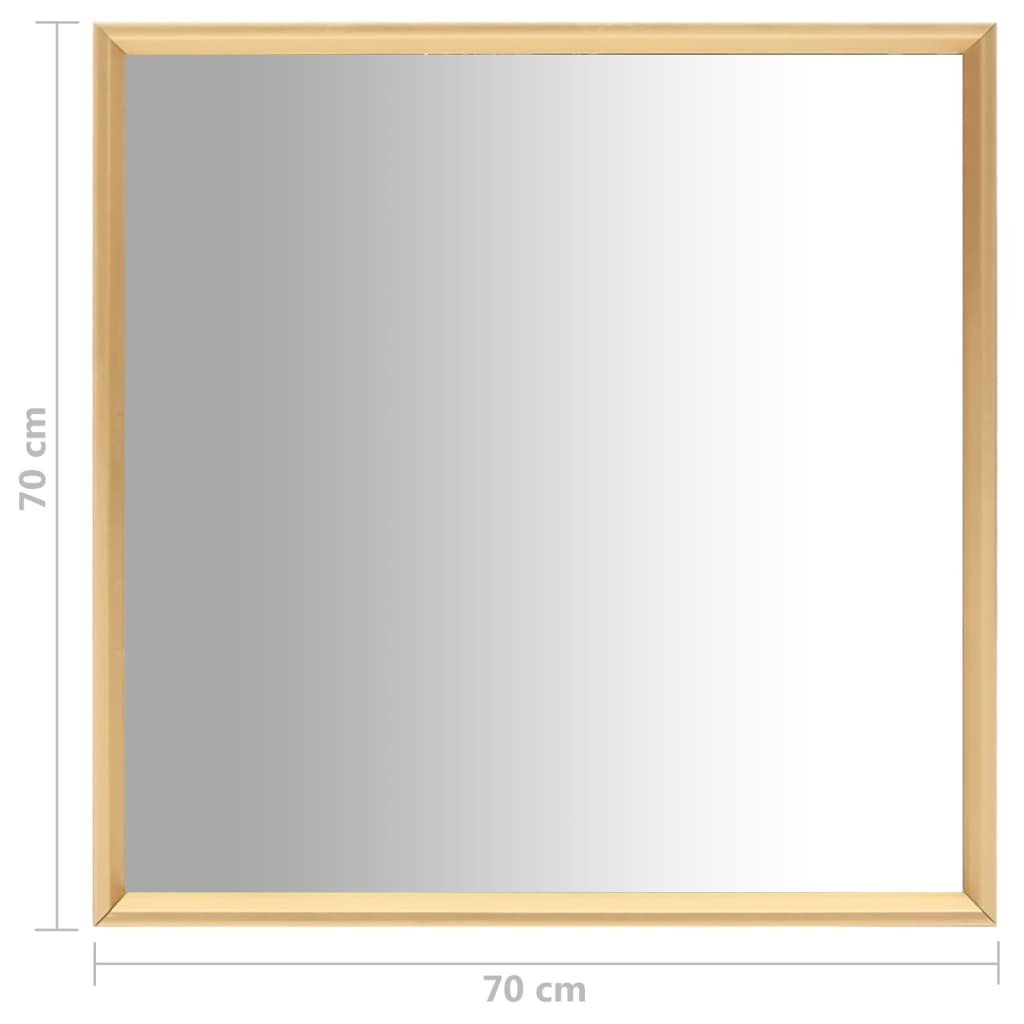 Spiegel Golden 70x70 cm