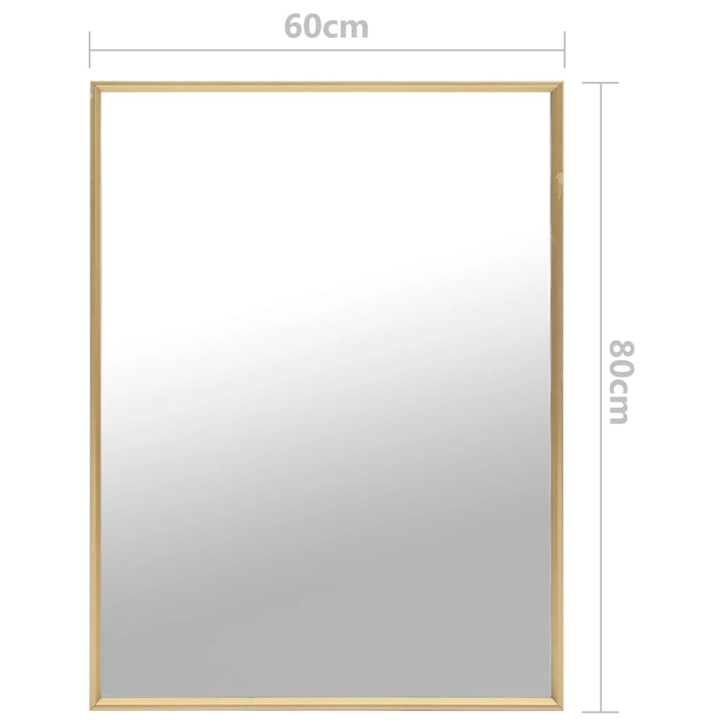 Spiegel Golden 80x60 cm