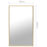 Thumbnail for Spiegel Golden 100x60 cm