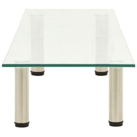 Thumbnail for TV-Tisch Transparent 120x35x17 cm Hartglas