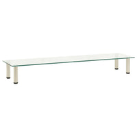 Thumbnail for TV-Tisch Transparent 140x35x17 cm Hartglas