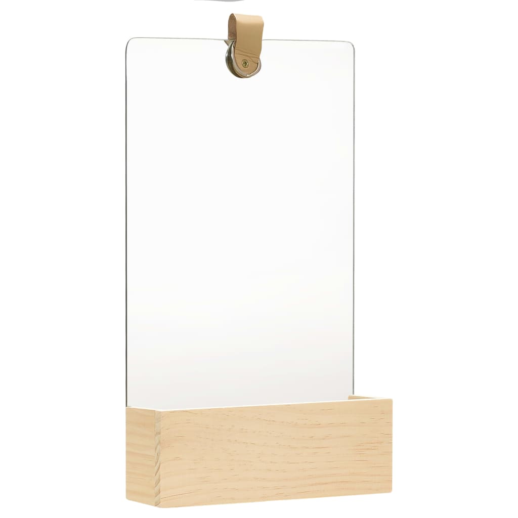 Wandspiegel Kiefer Massivholz 23x39,5 cm