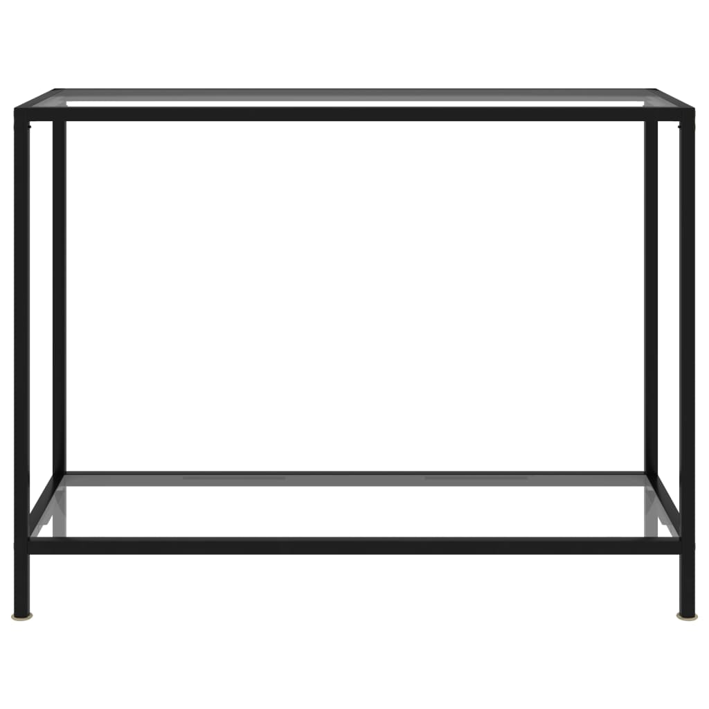 Konsolentisch Transparent 100x35x75 cm Hartglas