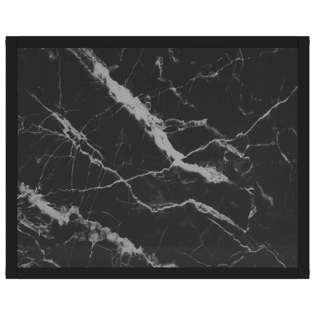 Konsolentisch Schwarz 50x40x40 cm Hartglas