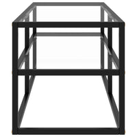 Thumbnail for TV-Schrank Schwarz mit Hartglas 100x40x40 cm